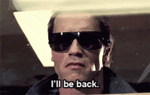 We'll be back